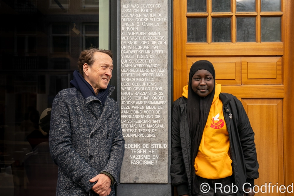 Mark Walraven en Zarnab biij KoCo