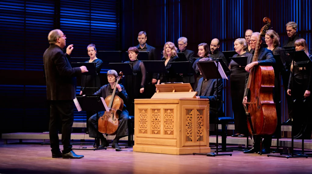 Cappella Amsterdam met continuo onder leiding van chef-dirigent Daniel Reuss